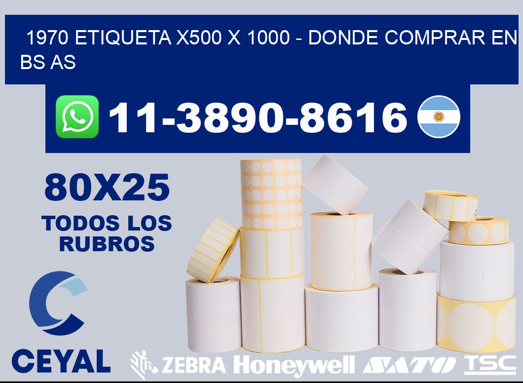 1970 etiqueta x500 x 1000 - Donde Comprar en bs as