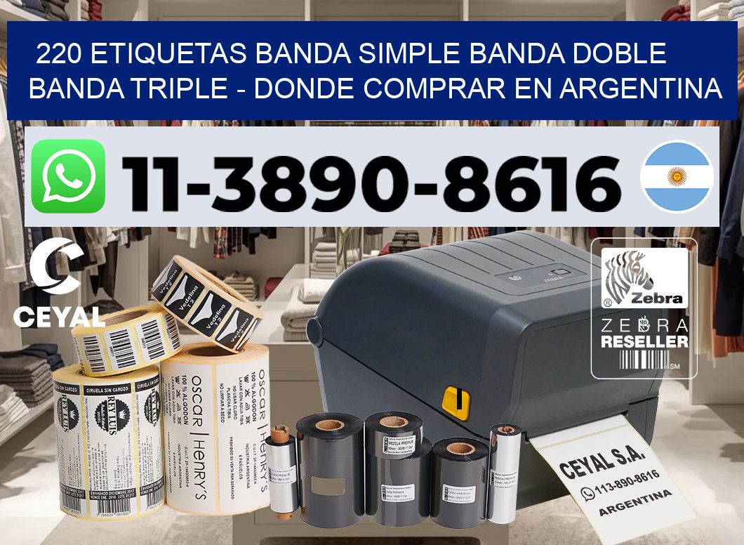 220 etiquetas banda simple banda doble banda triple – Donde Comprar en Argentina