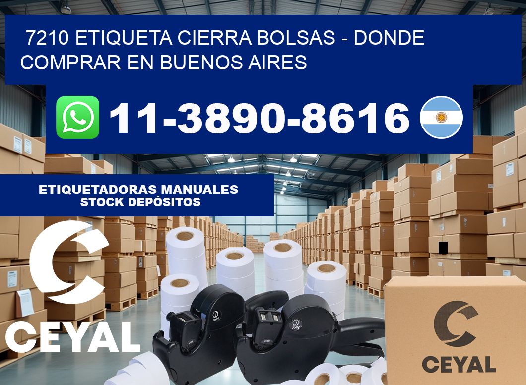 7210 etiqueta Cierra Bolsas – Donde Comprar en Buenos Aires