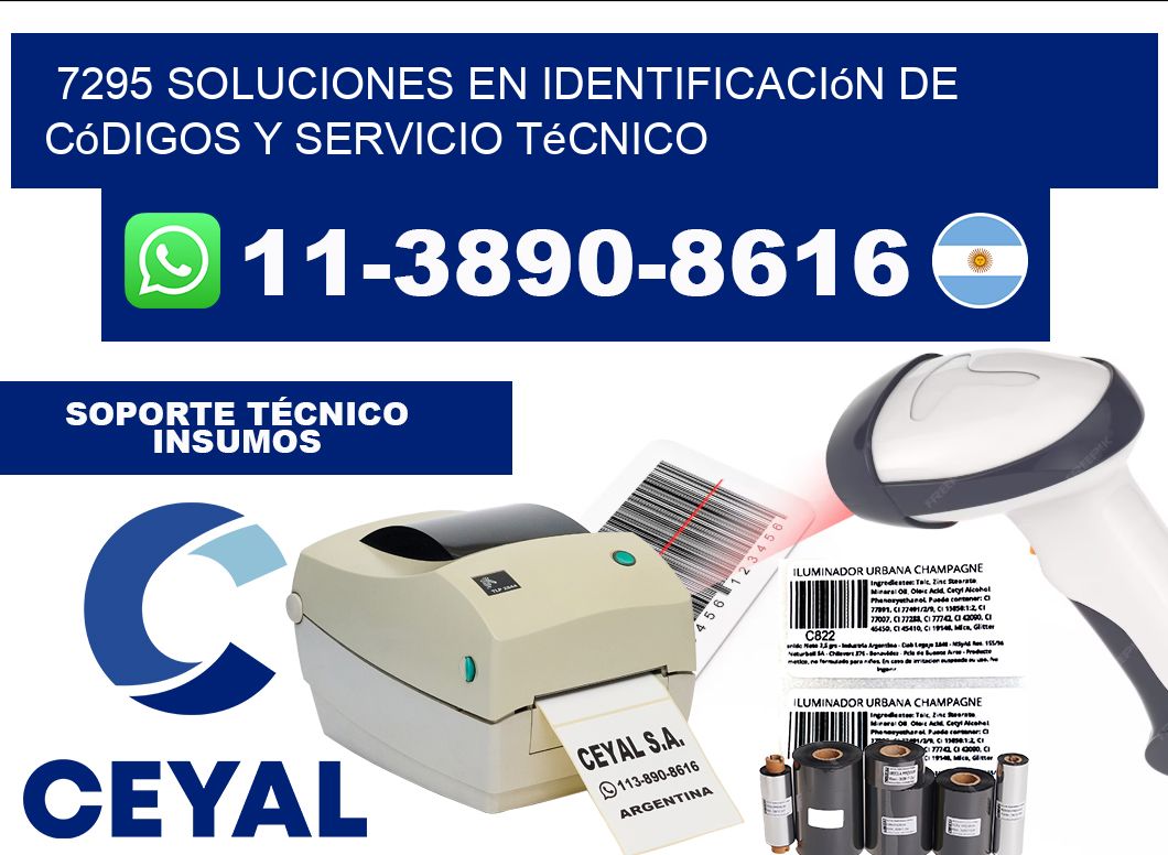 7295 Soluciones en Identificación de códigos y Servicio Técnico