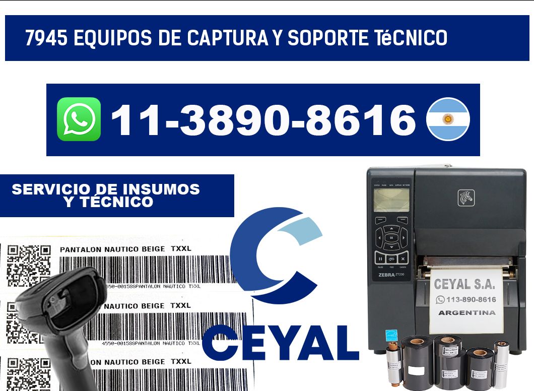 7945 Equipos de Captura y Soporte Técnico