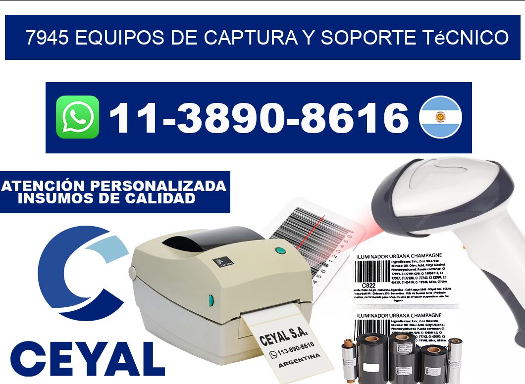7945 Equipos de Captura y Soporte Técnico