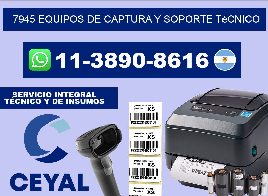 7945 Equipos de Captura y Soporte Técnico