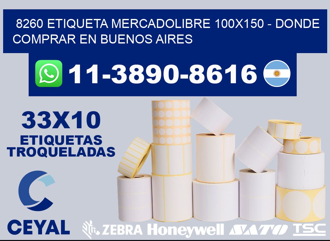 8260 etiqueta MercadoLibre 100x150 - Donde Comprar en Buenos Aires