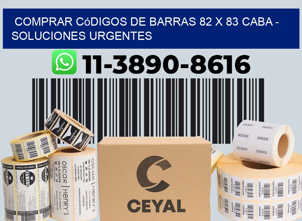Comprar códigos de barras 82 x 83 CABA - soluciones urgentes