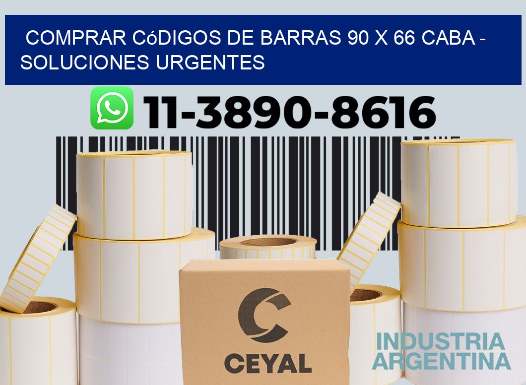 Comprar códigos de barras 90 x 66 CABA - soluciones urgentes