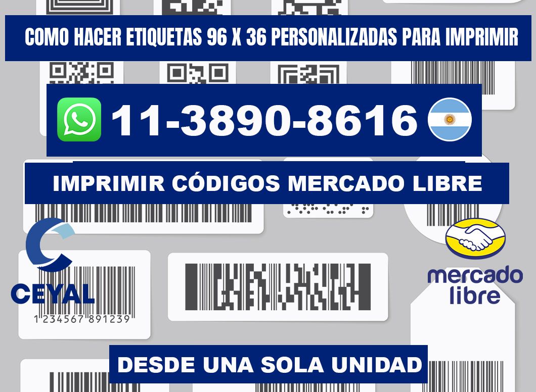 como hacer etiquetas 96 x 36 personalizadas para imprimir