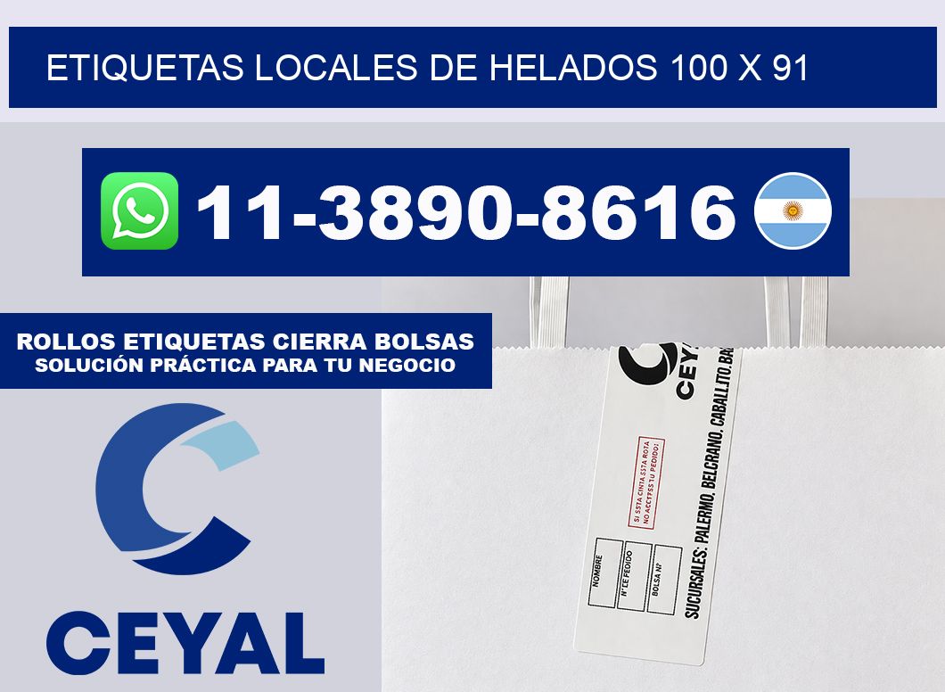 etiquetas locales de helados 100 x 91