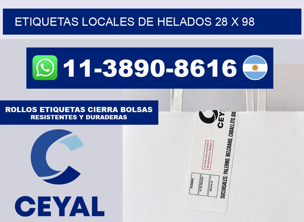 etiquetas locales de helados 28 x 98