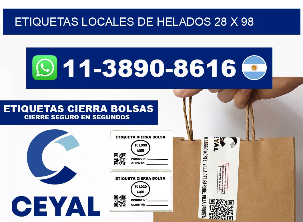 etiquetas locales de helados 28 x 98