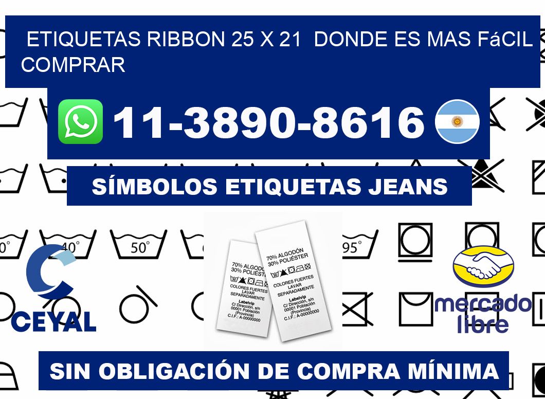 etiquetas ribbon 25 x 21  Donde es mas fácil comprar