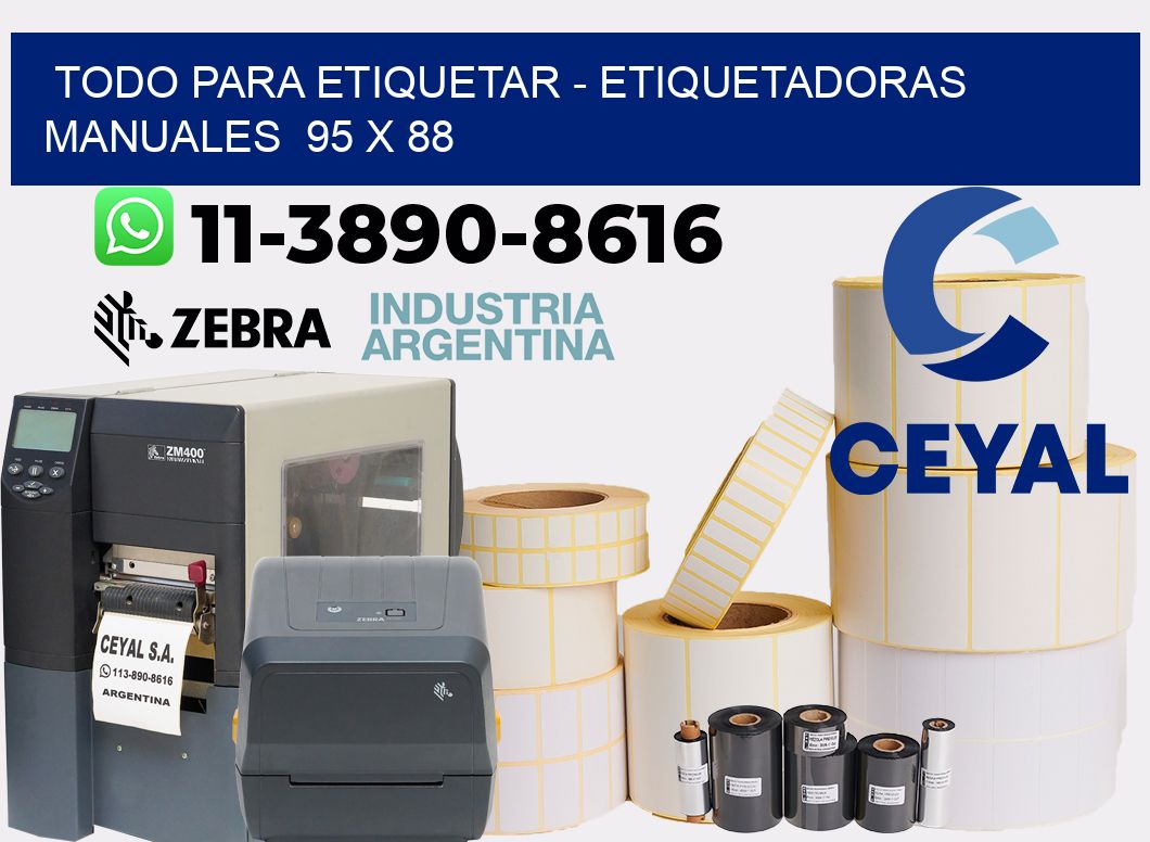 todo para etiquetar - Etiquetadoras Manuales  95 x 88