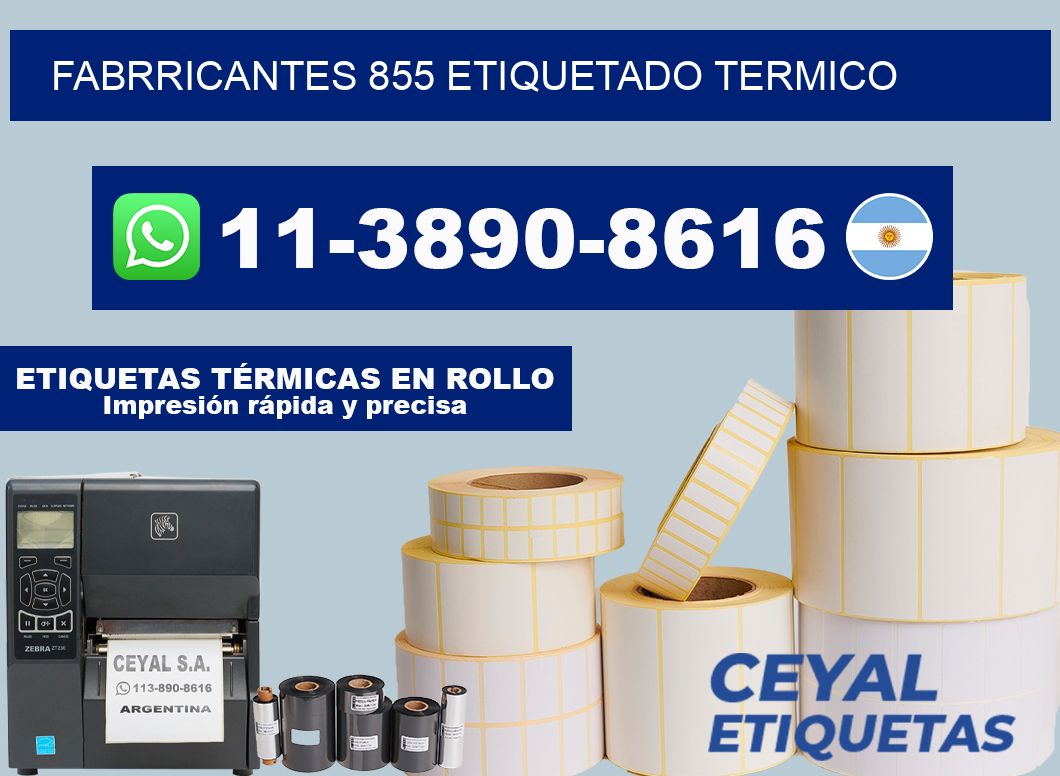 FABRRICANTES 855 ETIQUETADO TERMICO