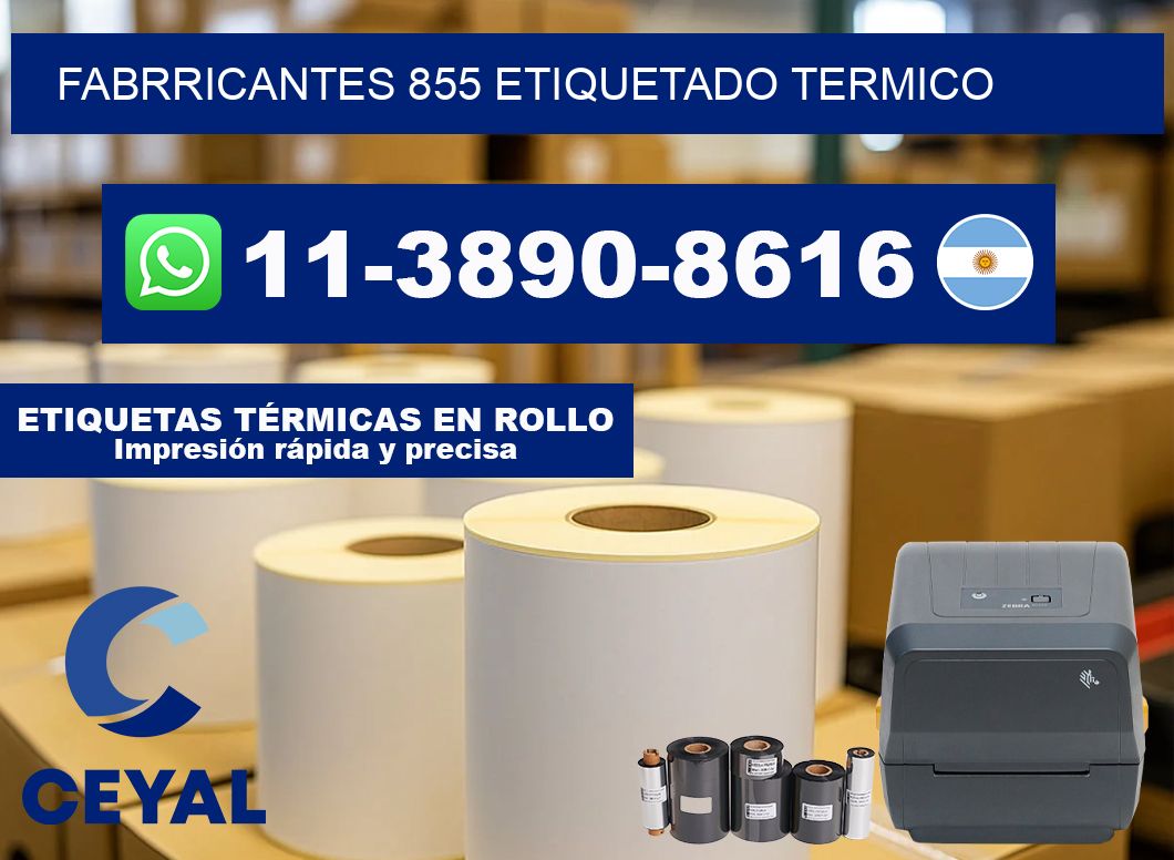 FABRRICANTES 855 ETIQUETADO TERMICO