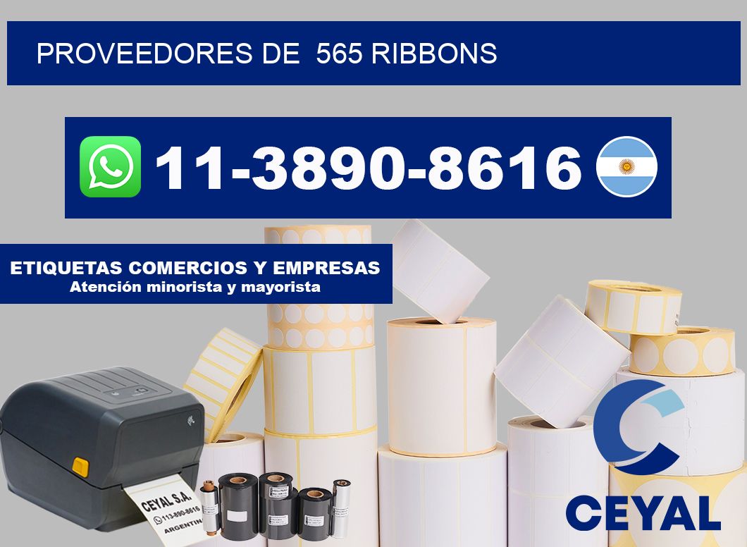 Proveedores de  565 ribbons