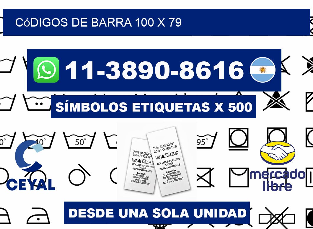 códigos de barra 100 x 79
