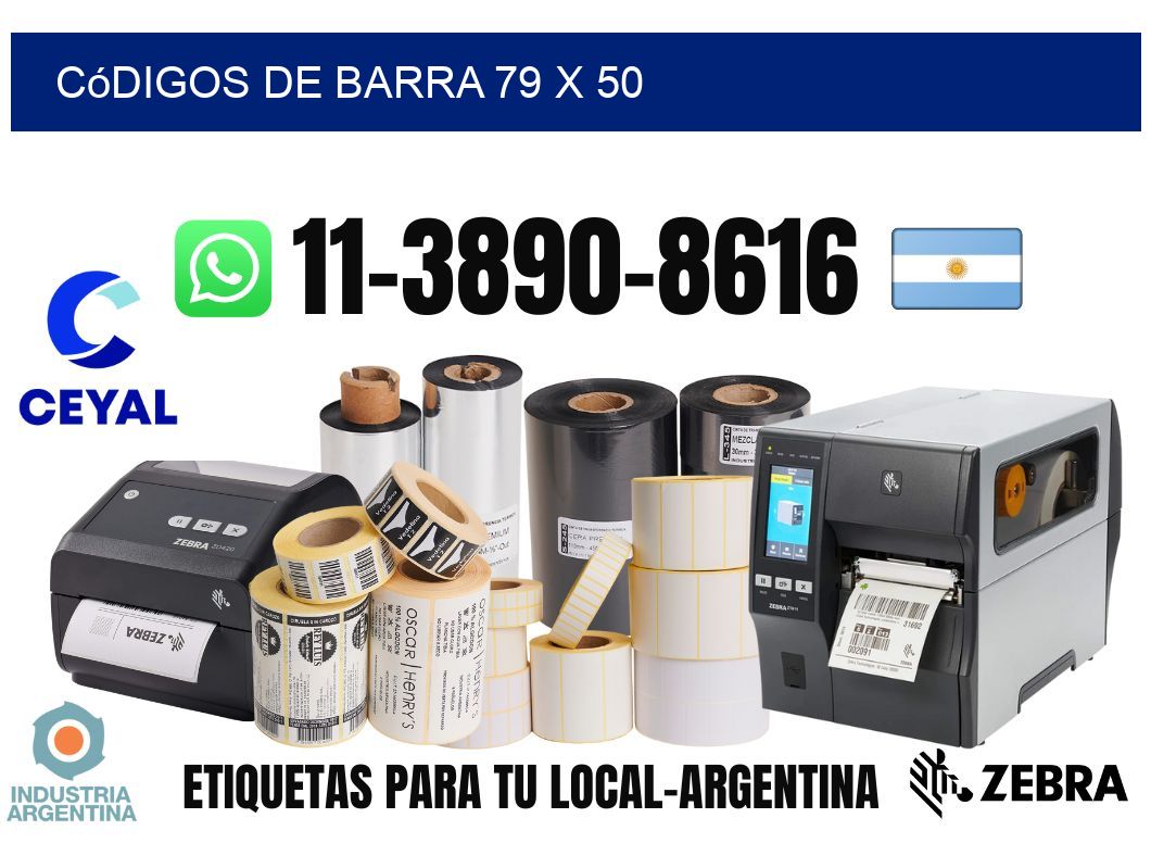 códigos de barra 79 x 50