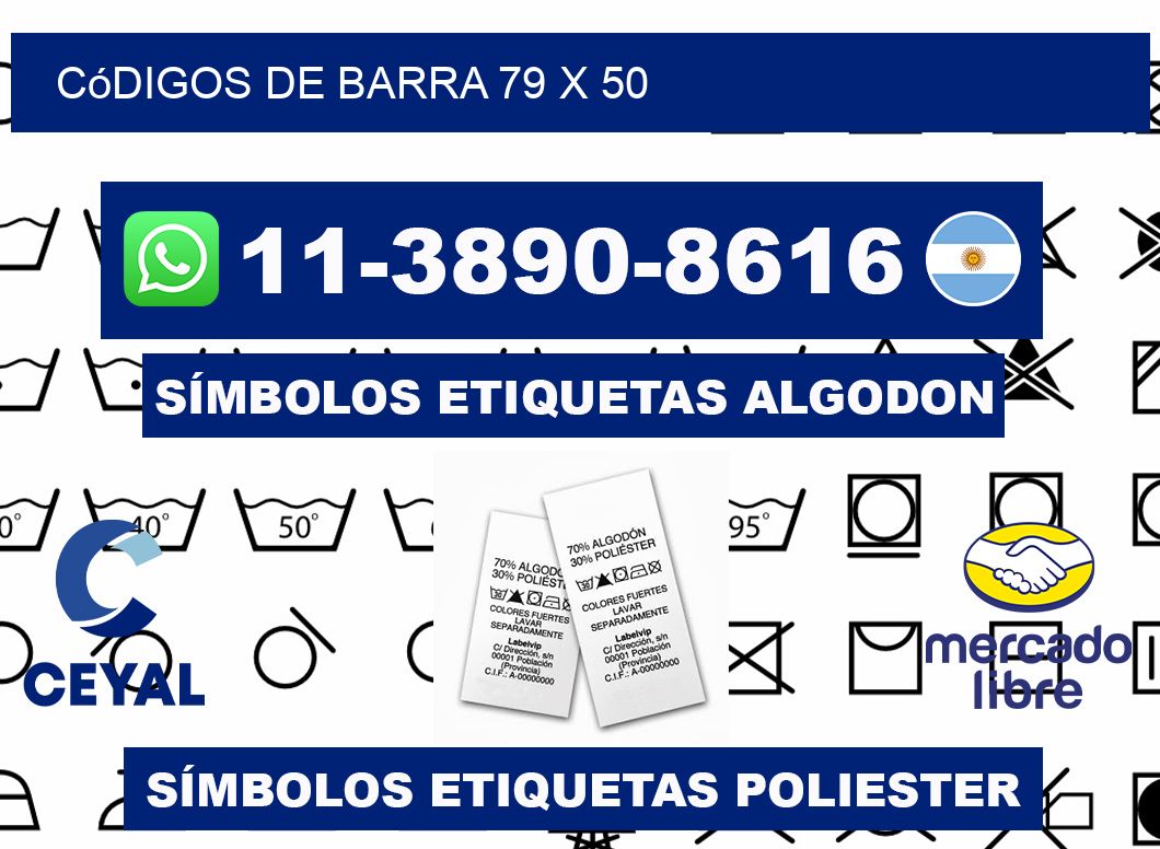 códigos de barra 79 x 50
