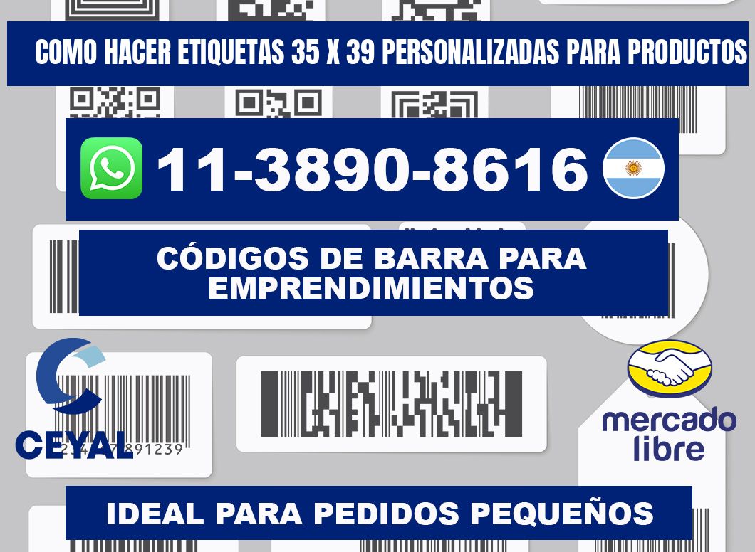 como hacer etiquetas 35 x 39 personalizadas para productos