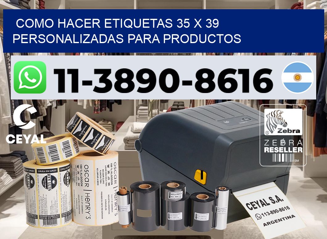 como hacer etiquetas 35 x 39 personalizadas para productos