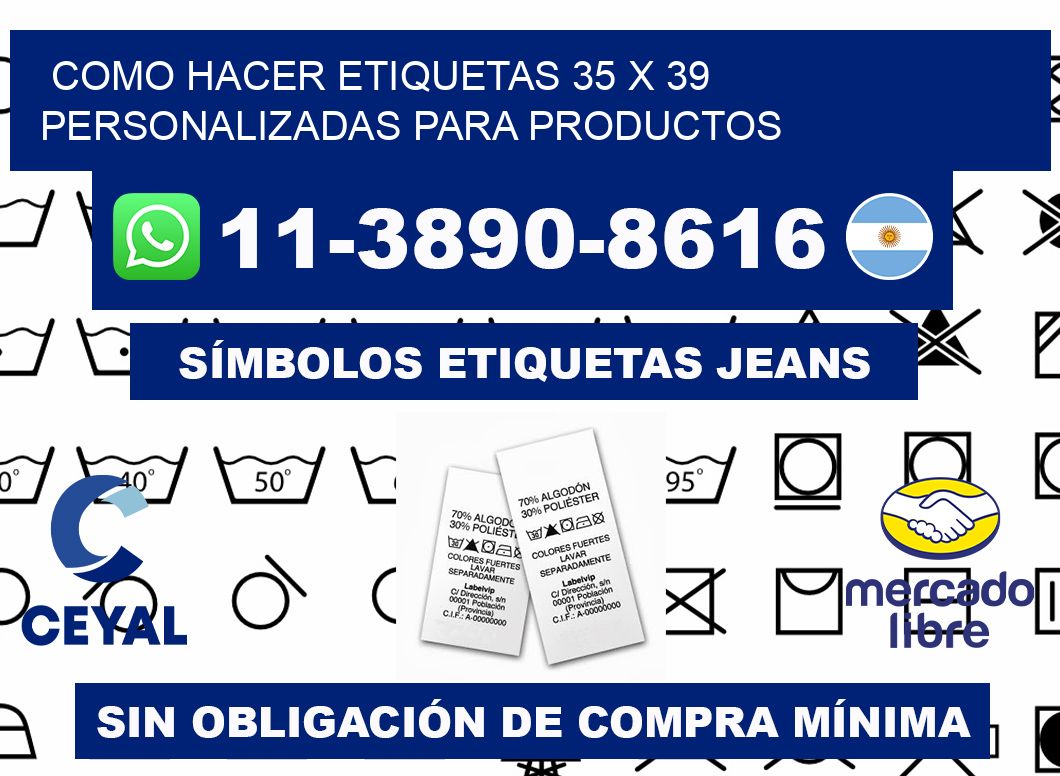 como hacer etiquetas 35 x 39 personalizadas para productos