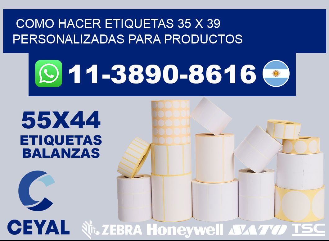 como hacer etiquetas 35 x 39 personalizadas para productos