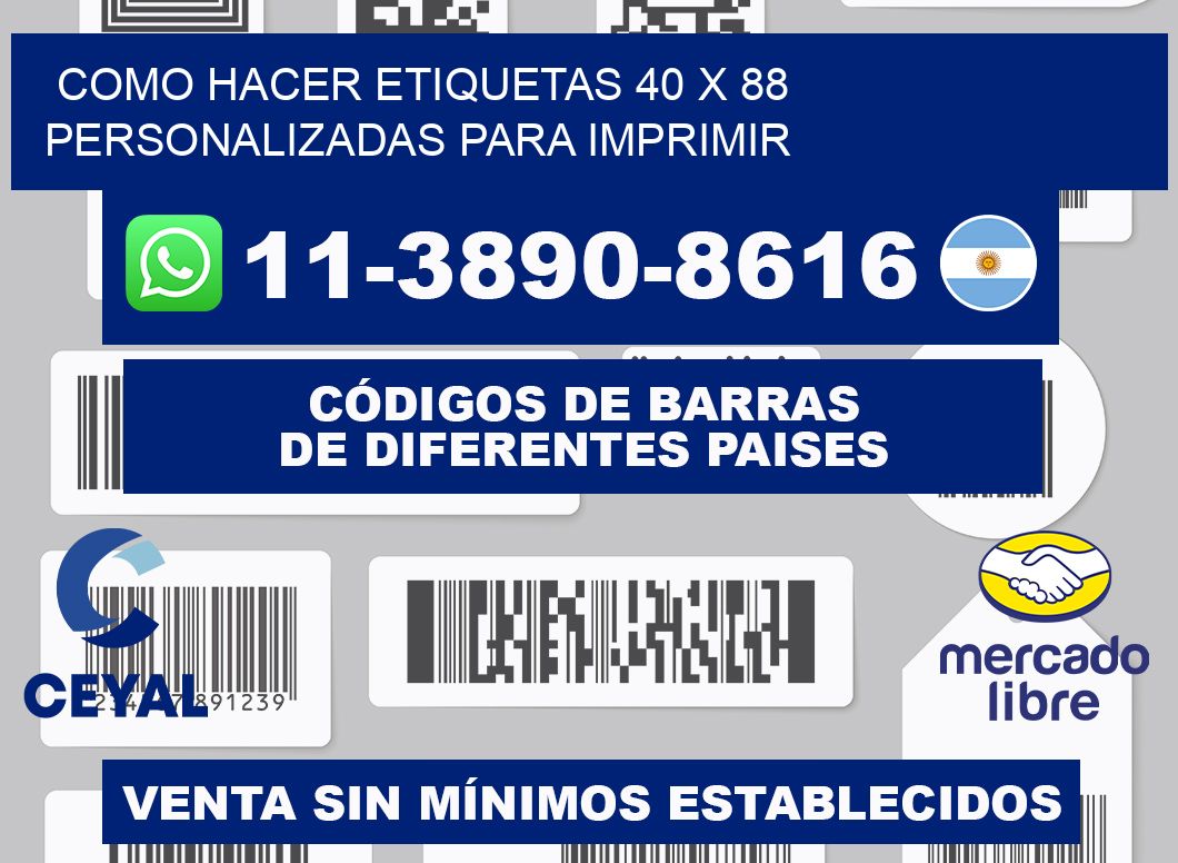 como hacer etiquetas 40 x 88 personalizadas para imprimir