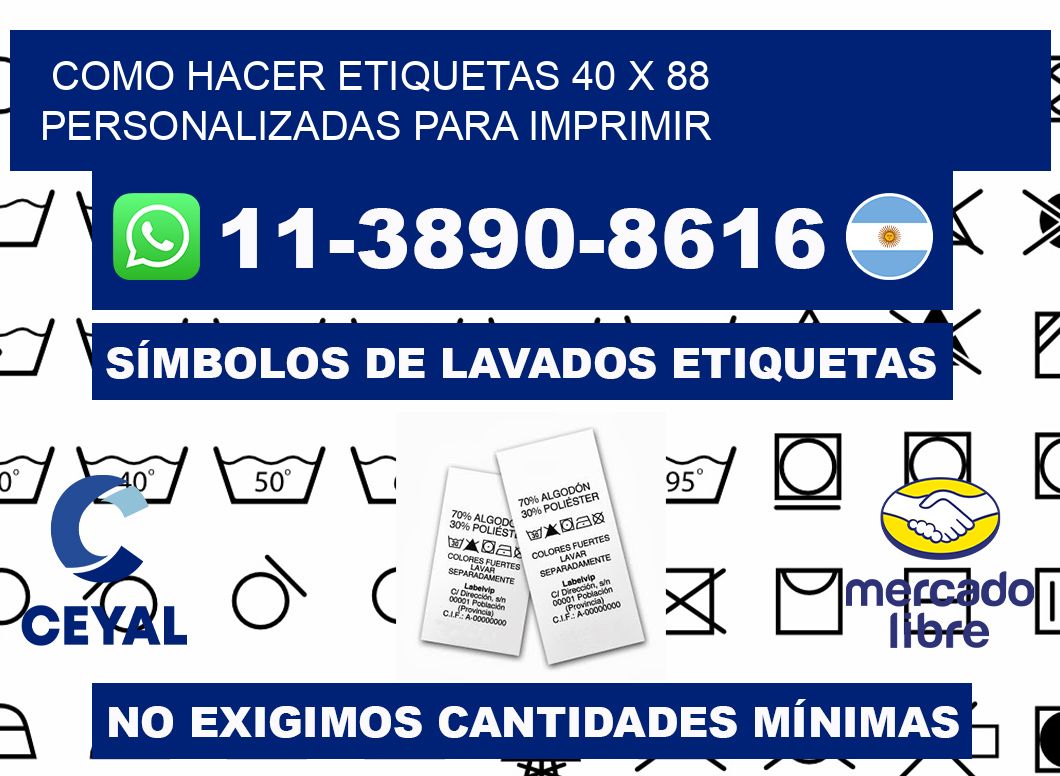 como hacer etiquetas 40 x 88 personalizadas para imprimir