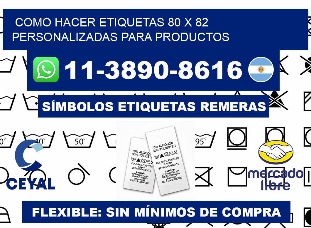 como hacer etiquetas 80 x 82 personalizadas para productos