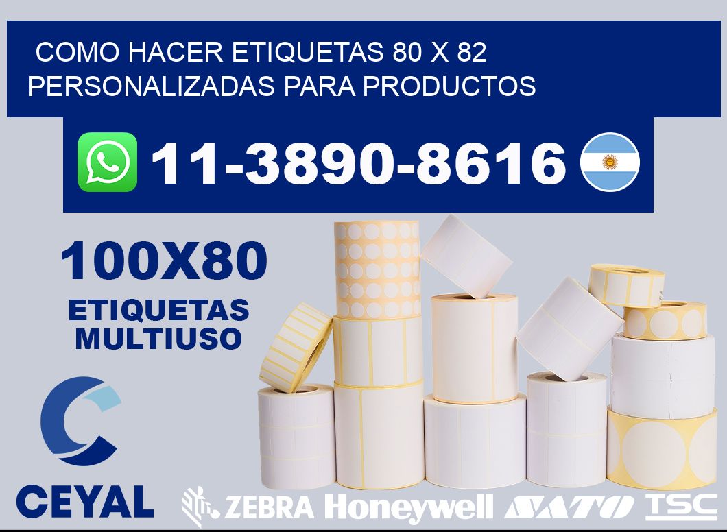 como hacer etiquetas 80 x 82 personalizadas para productos