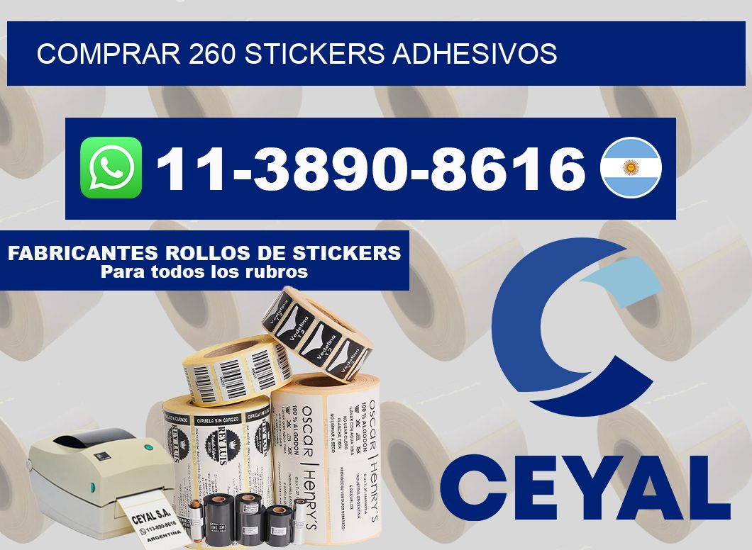 comprar 260 stickers adhesivos