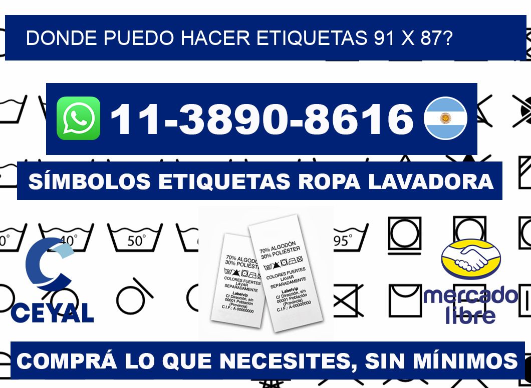 donde puedo hacer etiquetas 91 x 87?