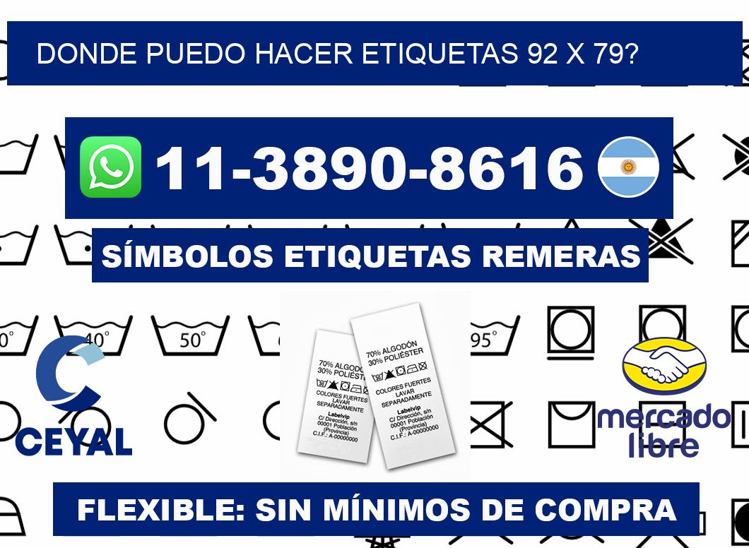 donde puedo hacer etiquetas 92 x 79?