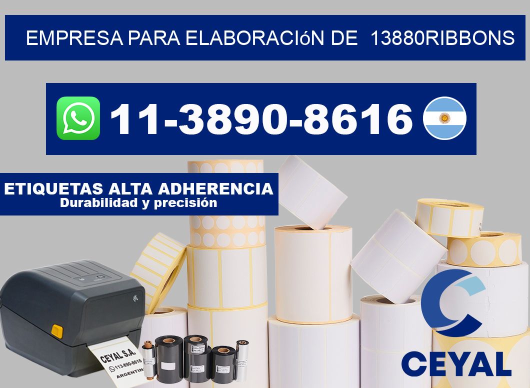 empresa para elaboración de  13880ribbons