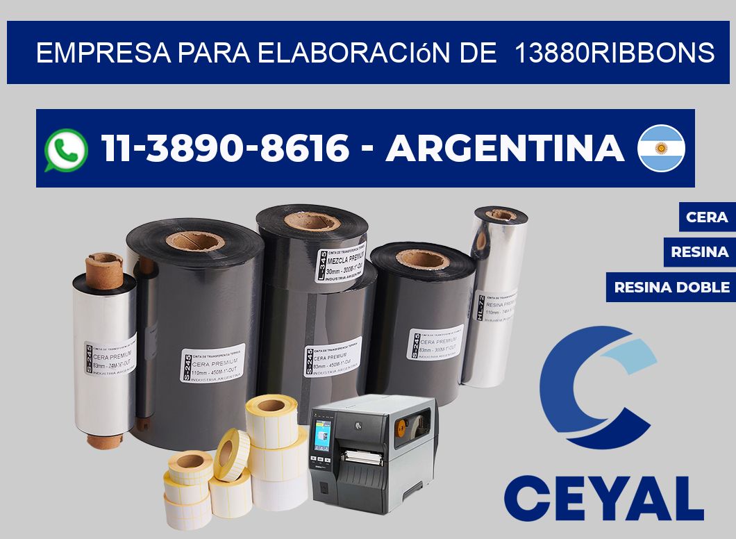 empresa para elaboración de  13880ribbons