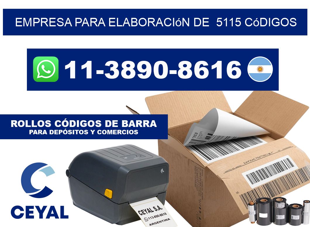 empresa para elaboración de  5115 códigos