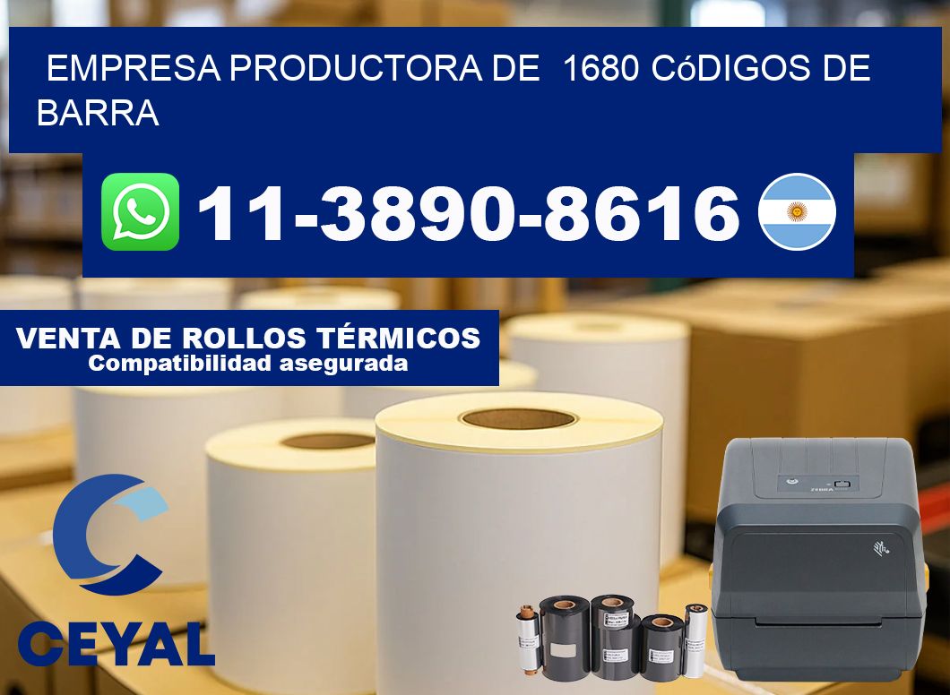 empresa productora de 1680 códigos de barra
