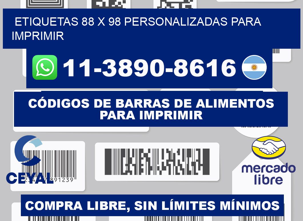 etiquetas 88 x 98 personalizadas para imprimir