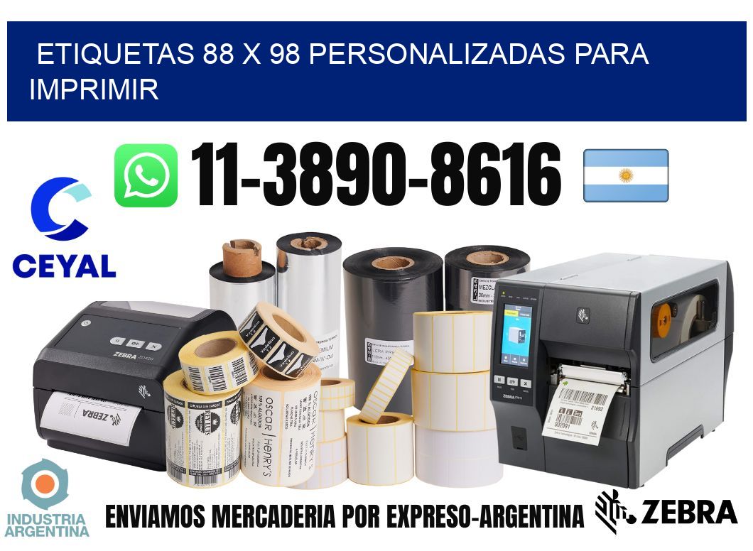 etiquetas 88 x 98 personalizadas para imprimir
