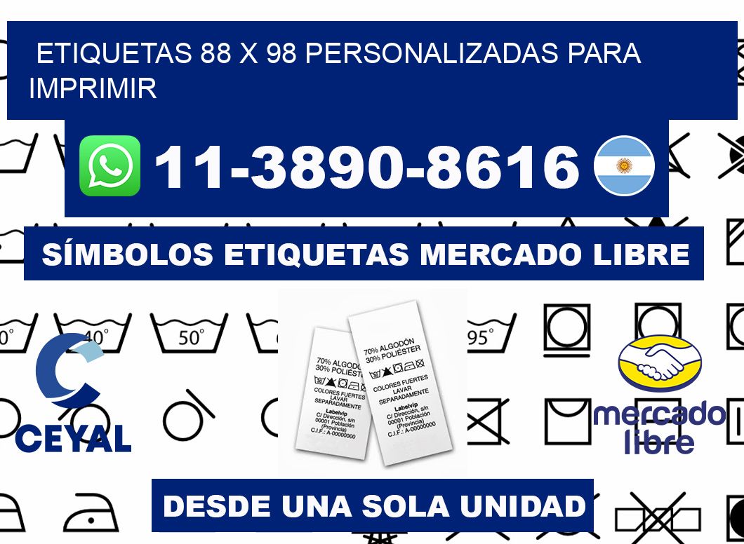 etiquetas 88 x 98 personalizadas para imprimir