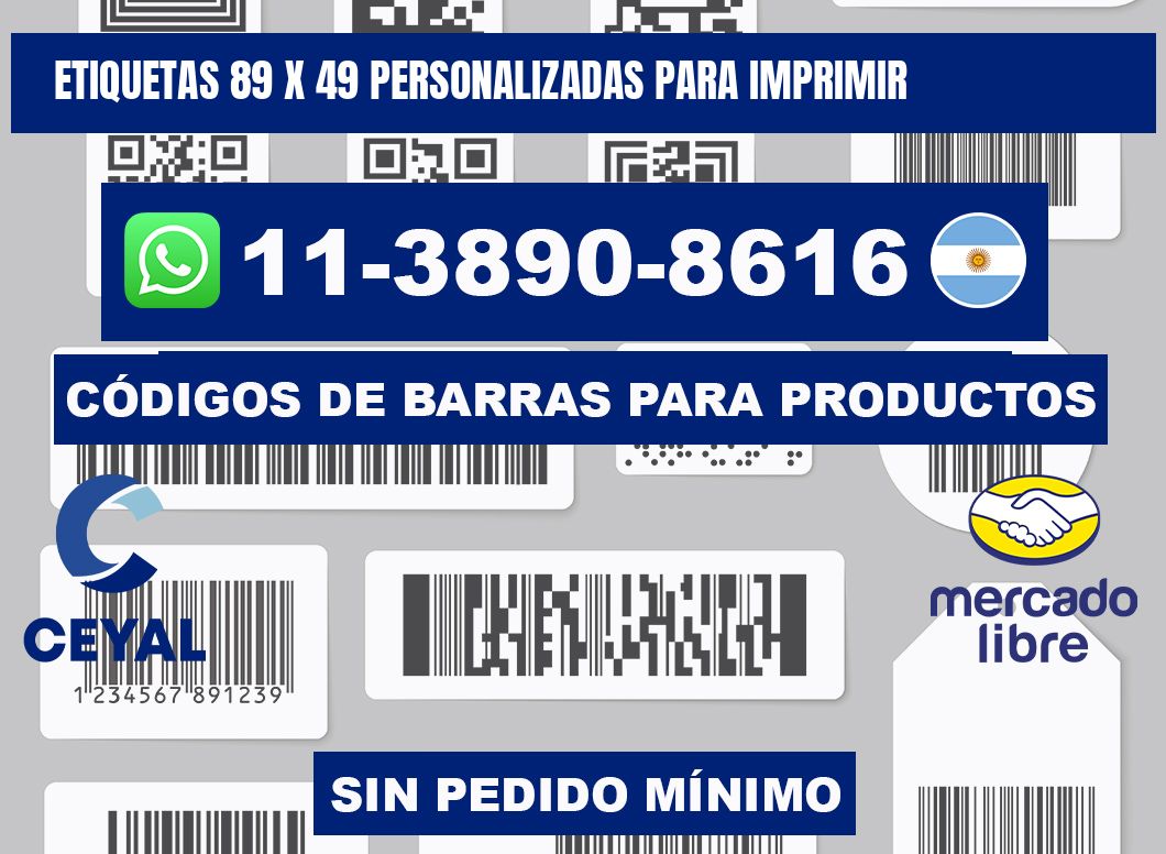 etiquetas 89 x 49 personalizadas para imprimir