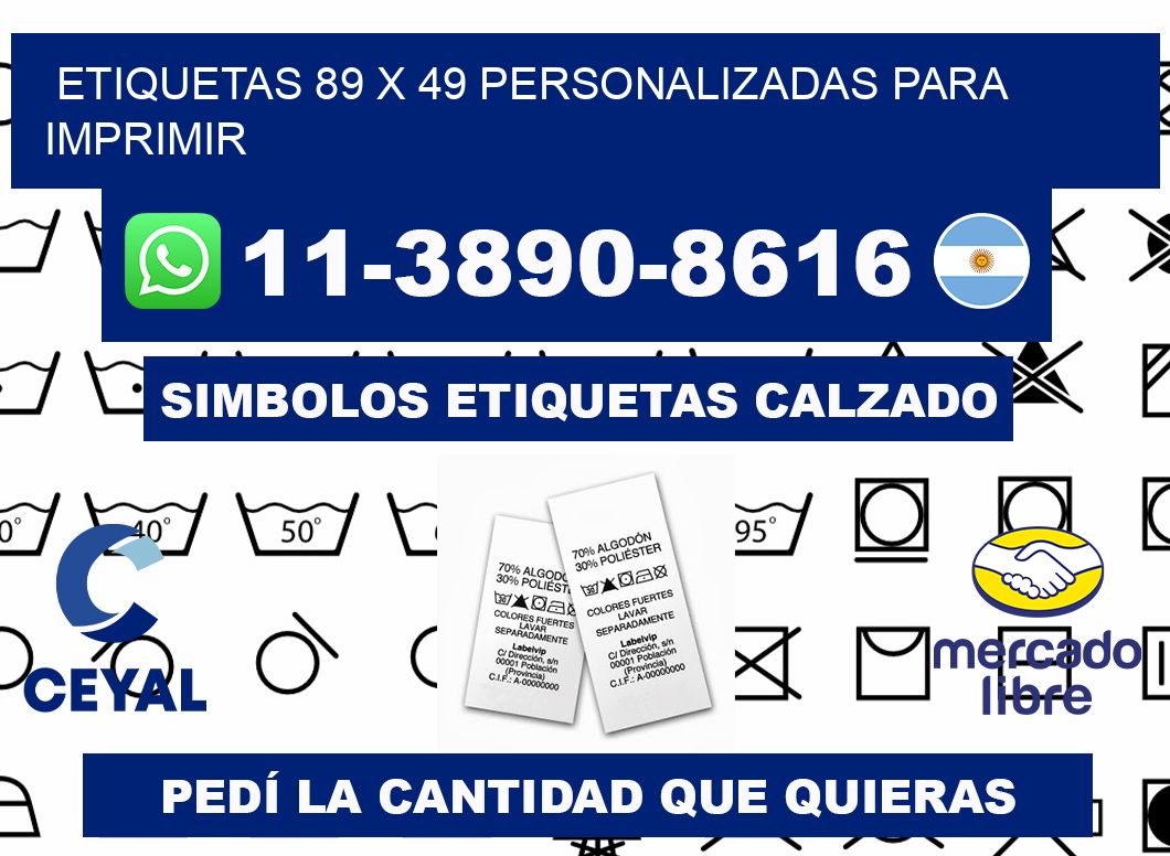etiquetas 89 x 49 personalizadas para imprimir