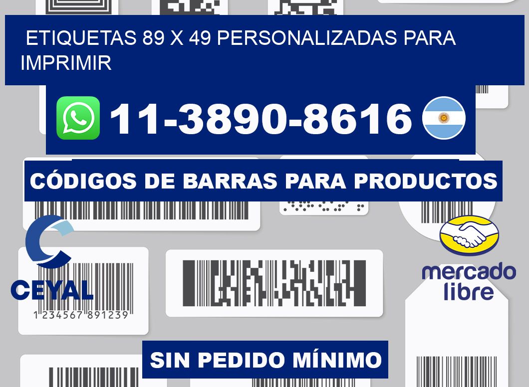 etiquetas 89 x 49 personalizadas para imprimir
