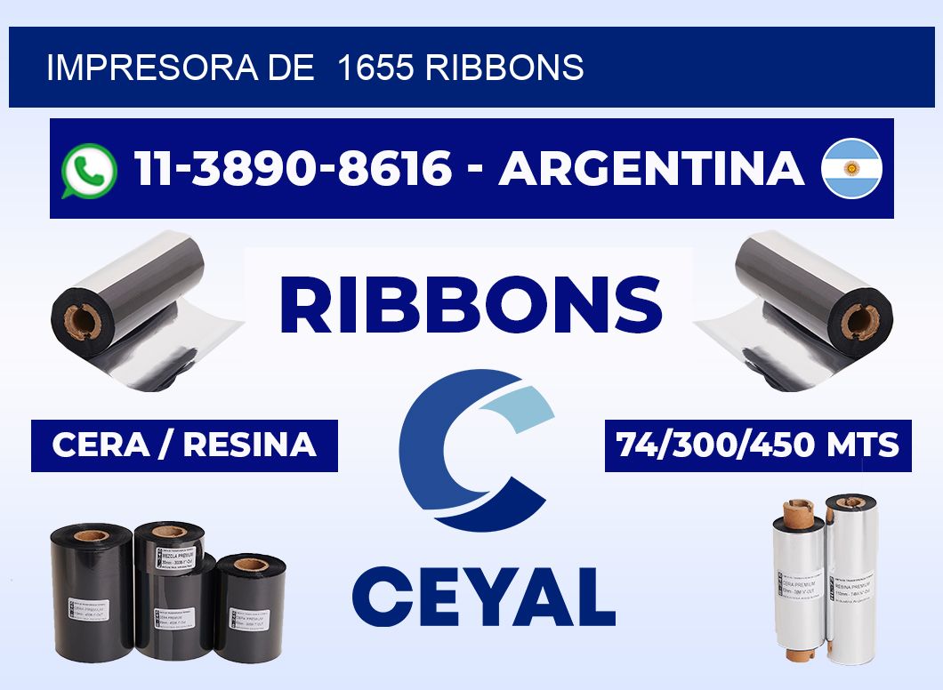 impresora de  1655 ribbons