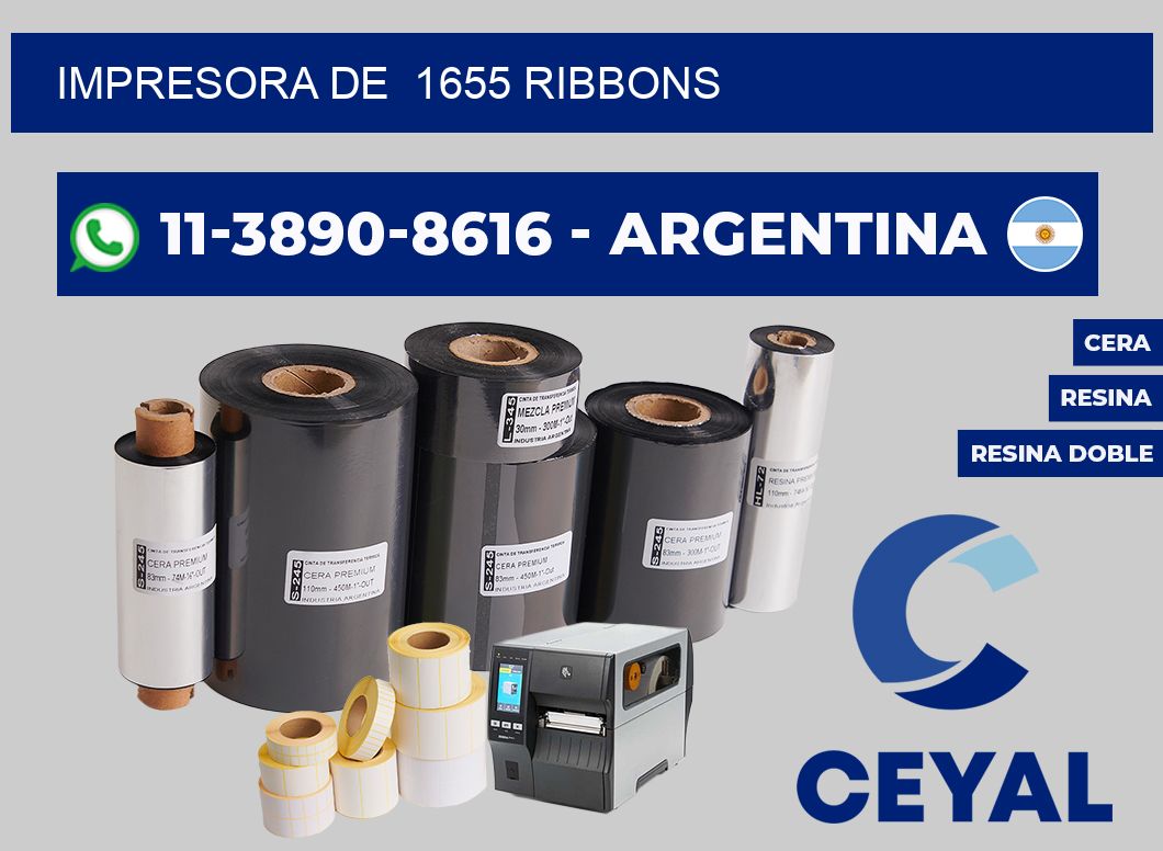 impresora de  1655 ribbons