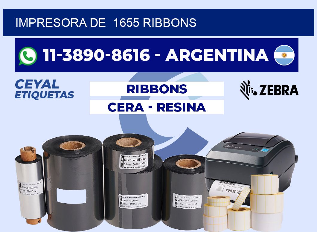 impresora de  1655 ribbons