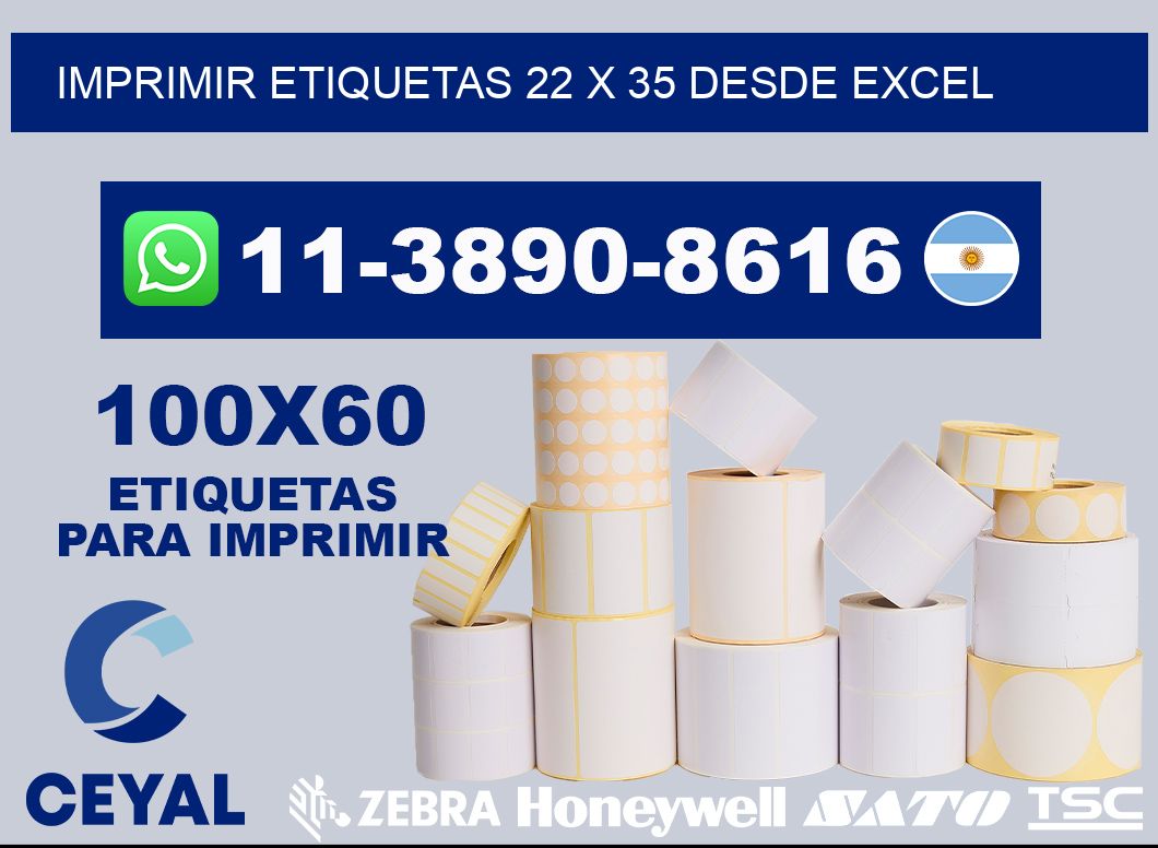 imprimir etiquetas 22 x 35 desde excel
