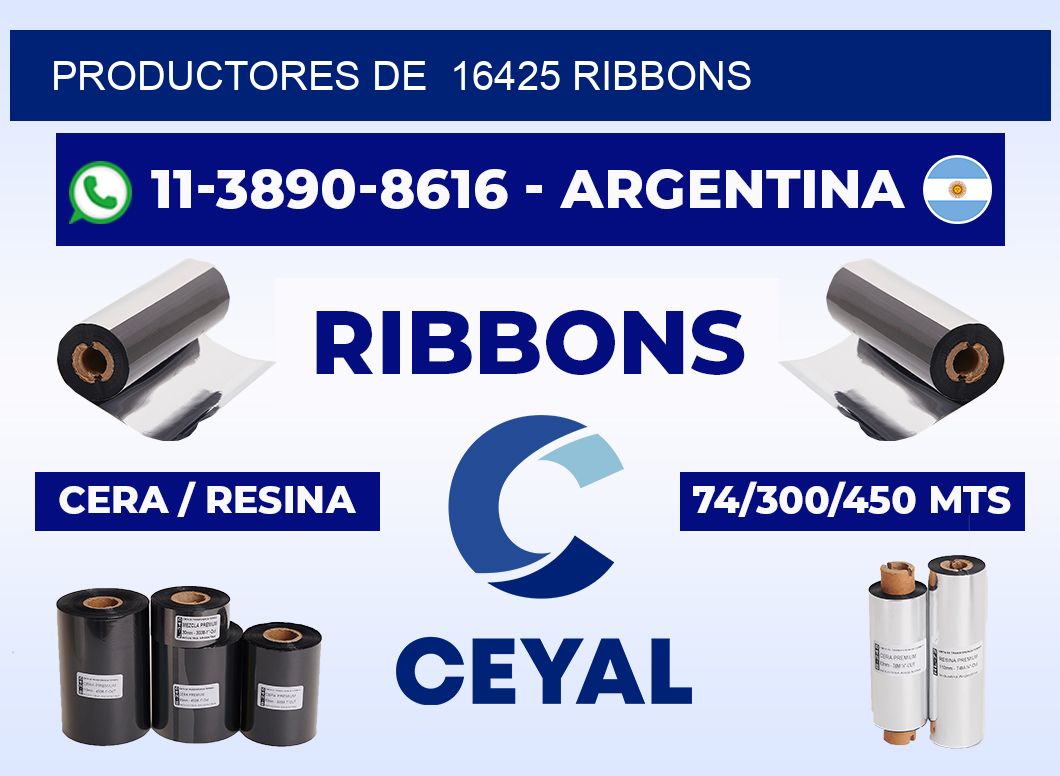 productores de  16425 ribbons