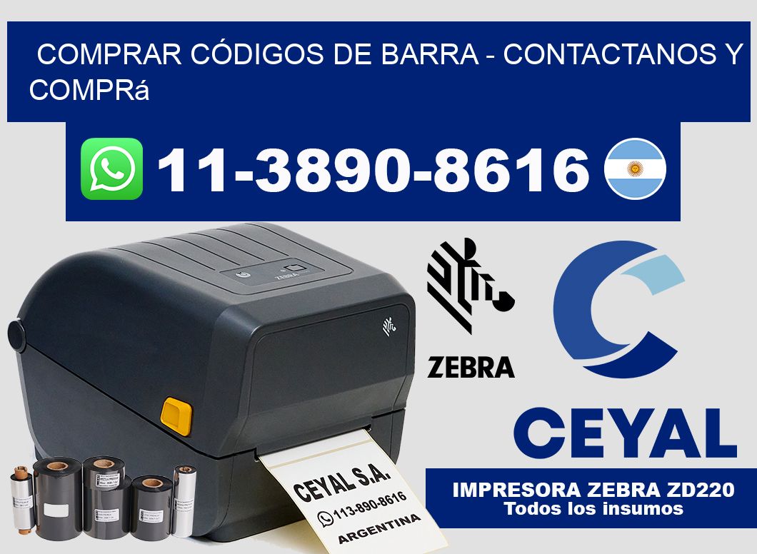 COMPRAR CÓDIGOS DE BARRA – Contactanos y comprá