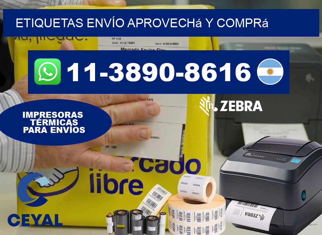 ETIQUETAS ENVÍO Aprovechá y comprá